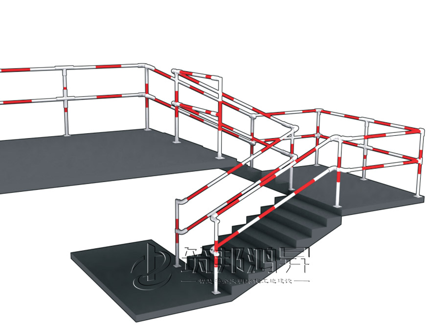 建筑工地樓梯防護欄桿