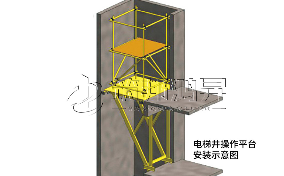 電梯井操作平臺(tái)設(shè)計(jì)圖